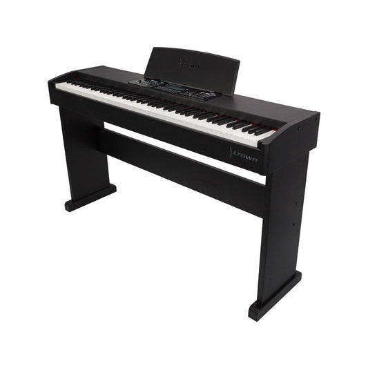 Crown 88-Key Hammer Action Progressive Keyboard Black