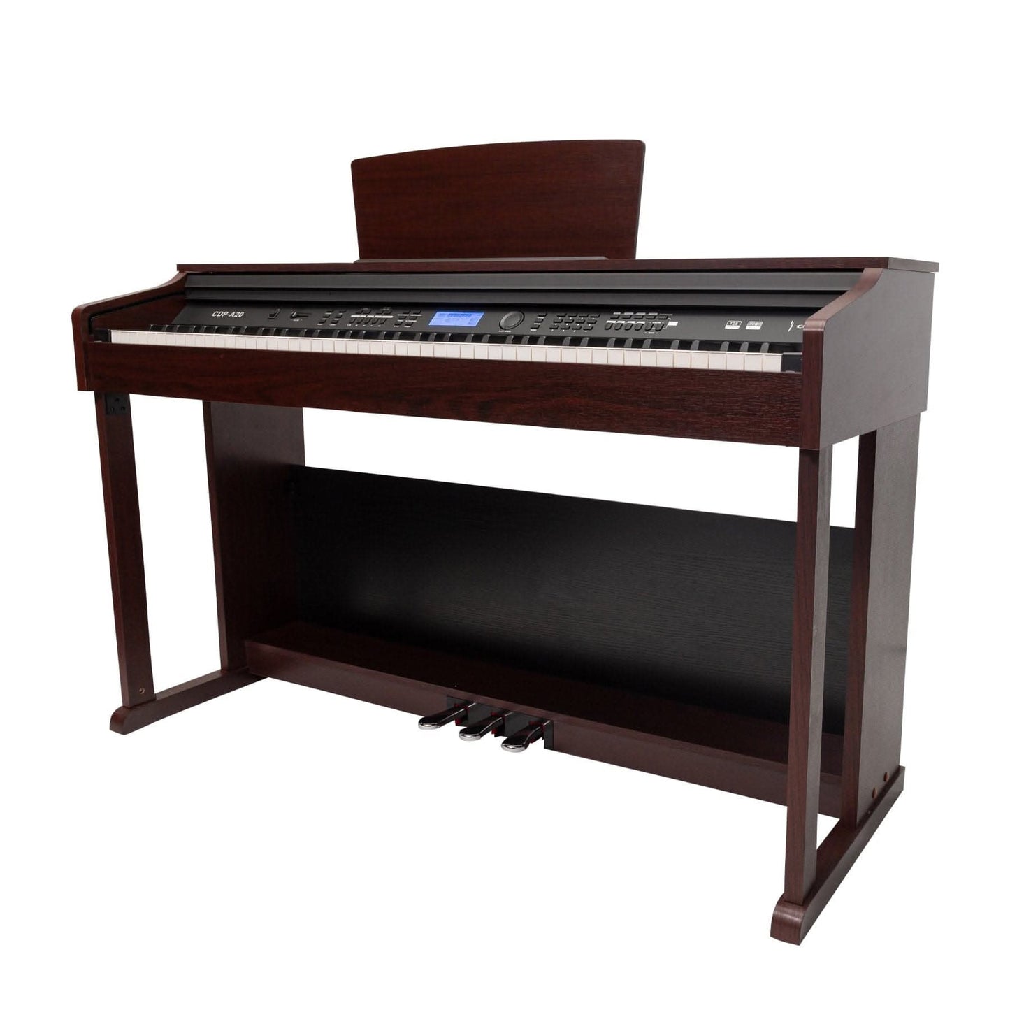 Crown A20 88-Key Touch Responsive Digital Piano (Walnut) - GIG Guitars