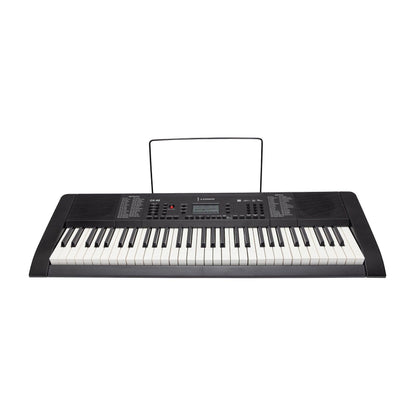 Crown CK-68 Touch Sensitive Multi-Function 61-Key Electronic Portable Keyboard with MIDI Black