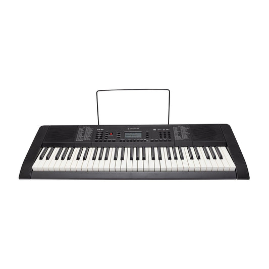 Crown CK-68 Touch Sensitive Multi-Function 61-Key Electronic Portable Keyboard with MIDI Black