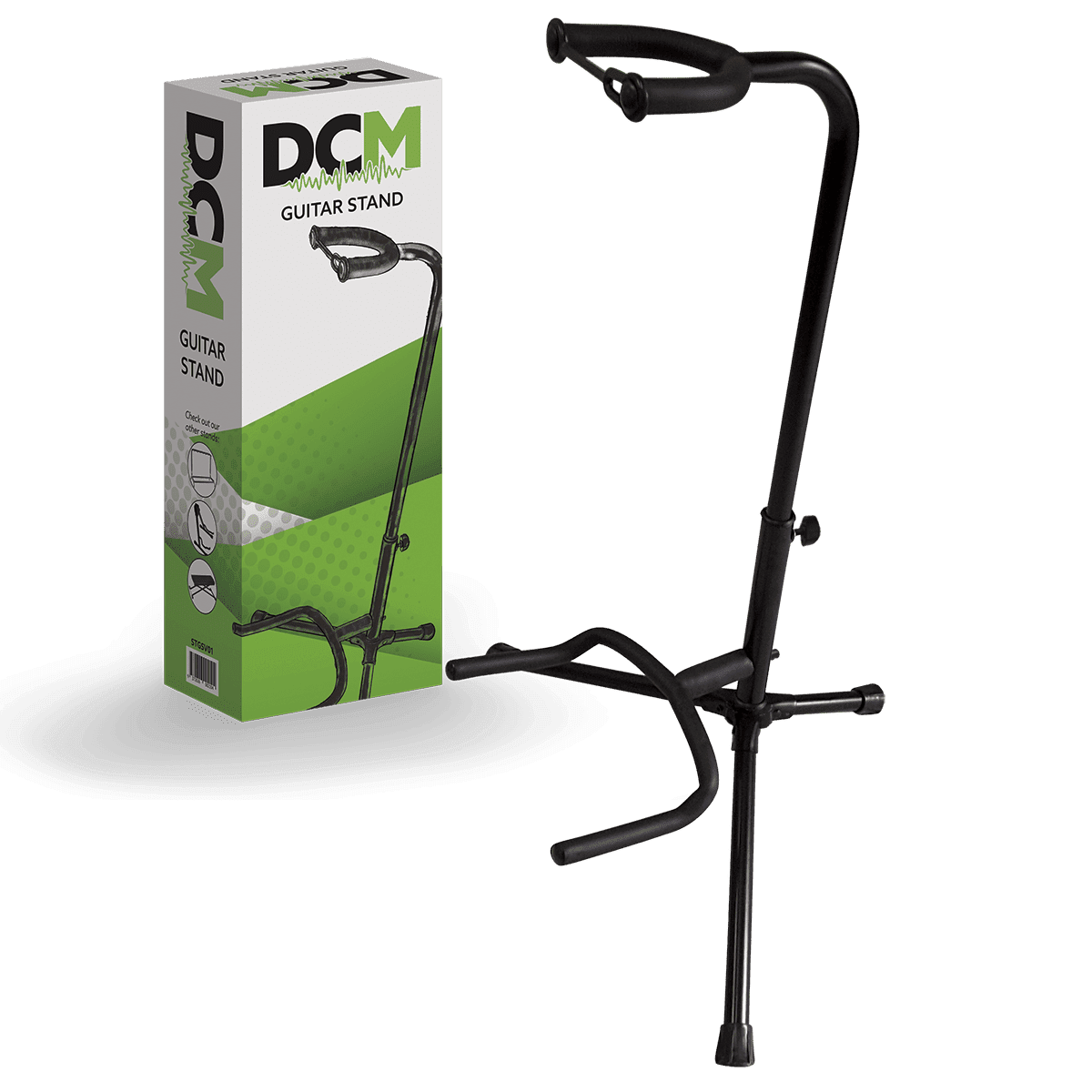 DCM GSV01 Guitar Stand Black - GIG Guitars