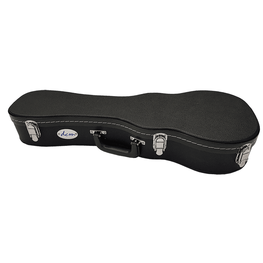 DCM BKW-B Baritone Uke Wood Case Black - GIG Guitars