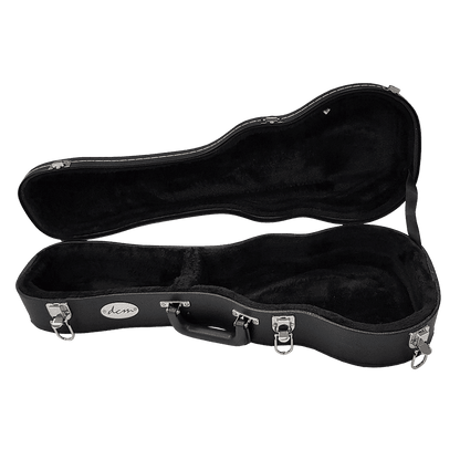 DCM BKW-B Baritone Uke Wood Case Black - GIG Guitars