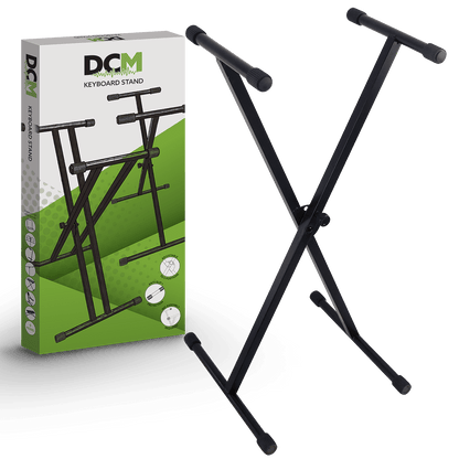 DCM STKXW-S02 Keyboard Stand Single Braced pre-assembled DCM Keyboard Stands