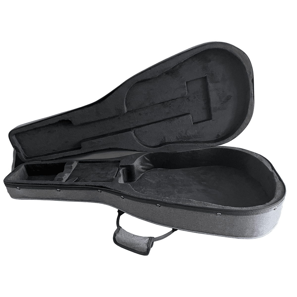 DCM Premium PFC Polyfoam Lightweight Classical Guitar Case Grey - GIG Guitars