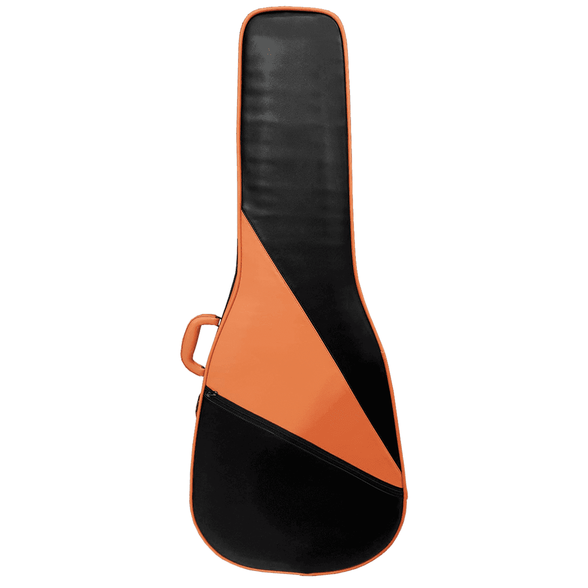 DCM Deluxe DXDO Black / Orange Lightweight Foam Dreadnought Guitar Case - GIG Guitars