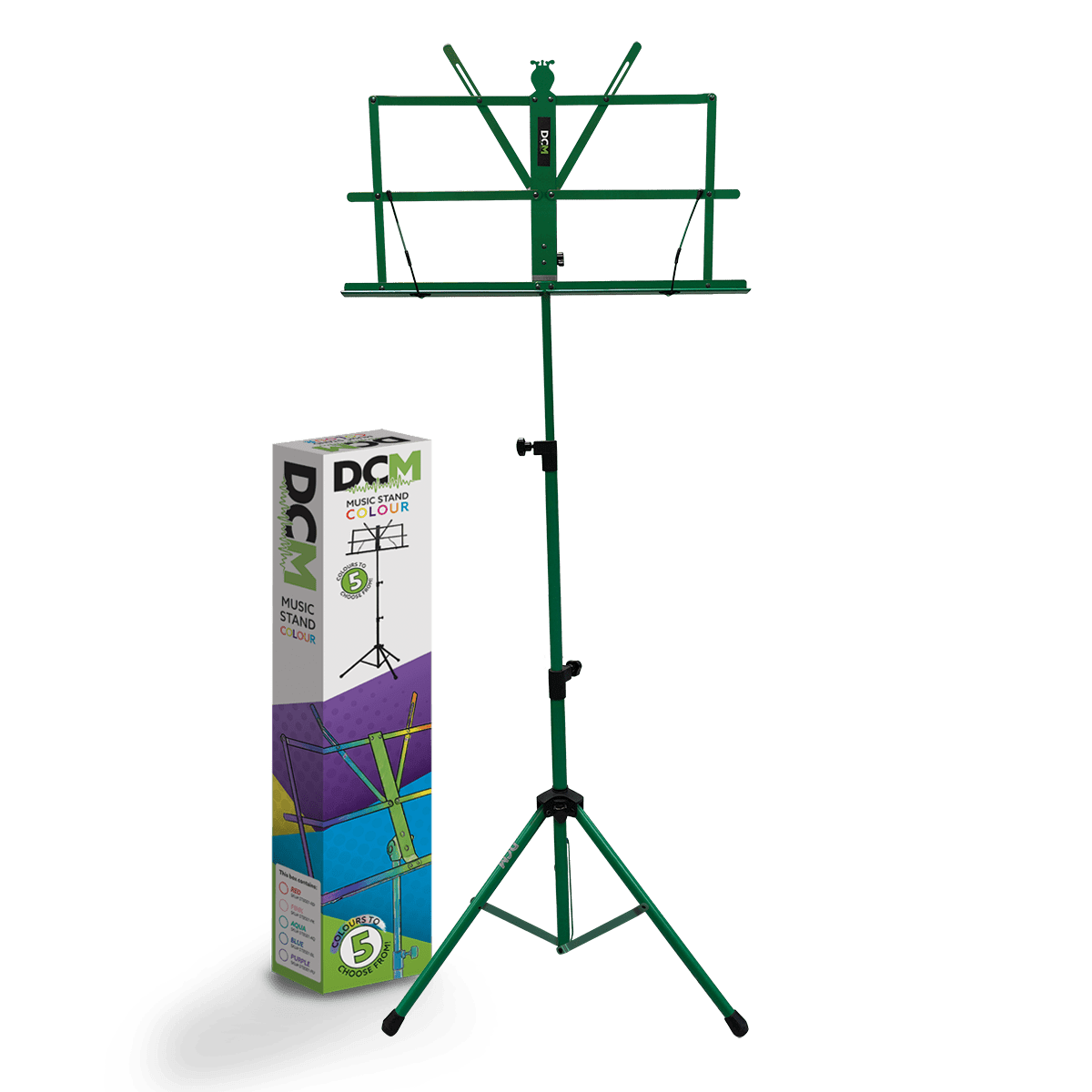 DCM BS01-GR Music Stand Green inc Carry Bag - GIG Guitars