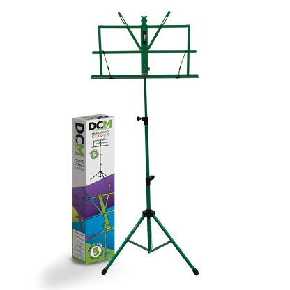 DCM BS01-GR Music Stand Green inc Carry Bag - GIG Guitars