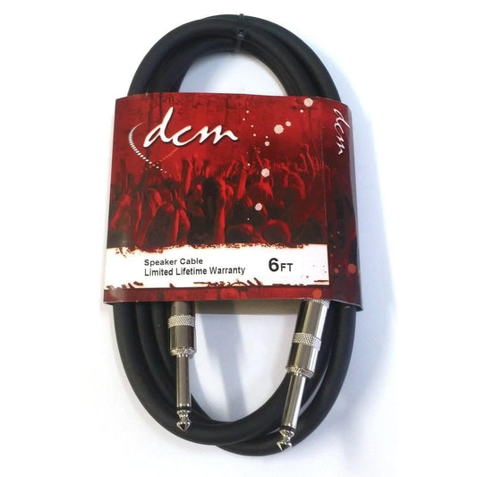 DCM DSBC166-6 6FT Speaker Cable 1/4" DCM Speaker Cables