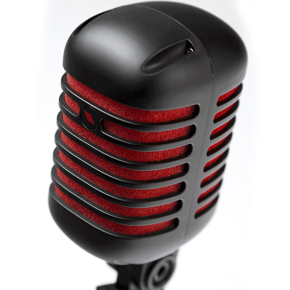 Eikon DM55V2RDBK “Vintage” Professional Vocal Dynamic Microphone Satin Black & Red - GIG Guitars