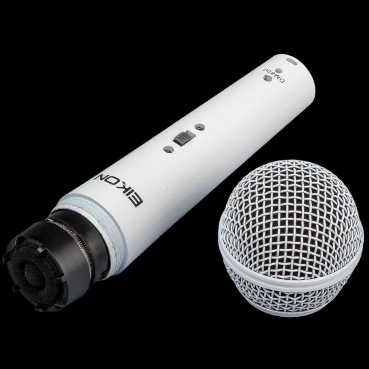 Eikon DM800WH Dynamic Vocal Mic - Clear, Feedback-Free Sound