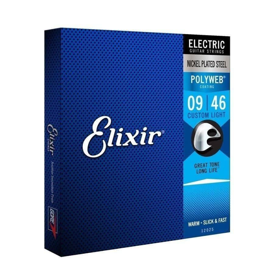 Elixir 12025 Polyweb Electric Custom Light 9-46 - GIG Guitars