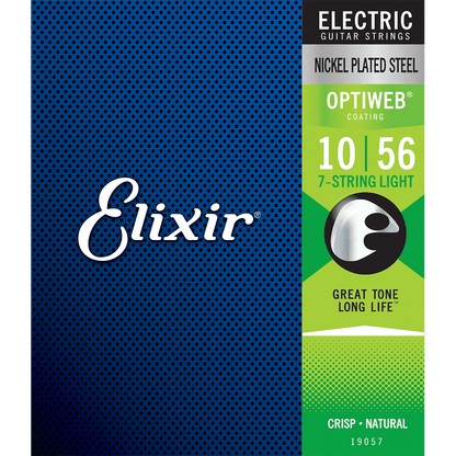 Elixir 19057 Optiweb 7-String Electric Light 10-56 - GIG Guitars