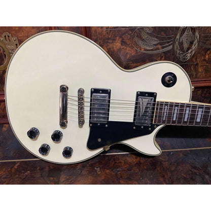 2008 EPIPHONE LES PAUL CUSTOM - ALPINE WHITE - GIG Guitars