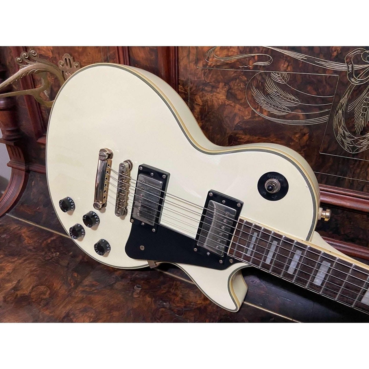 2008 EPIPHONE LES PAUL CUSTOM - ALPINE WHITE - GIG Guitars