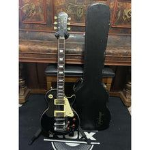 Rare 1999 Epiphone Les Paul Vibratone Black Epiphone Electric Guitars