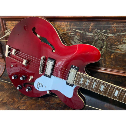 Epiphone Riviera Frequensator - Sparkling Burgundy- Bonus Branded Hardcase - GIG Guitars