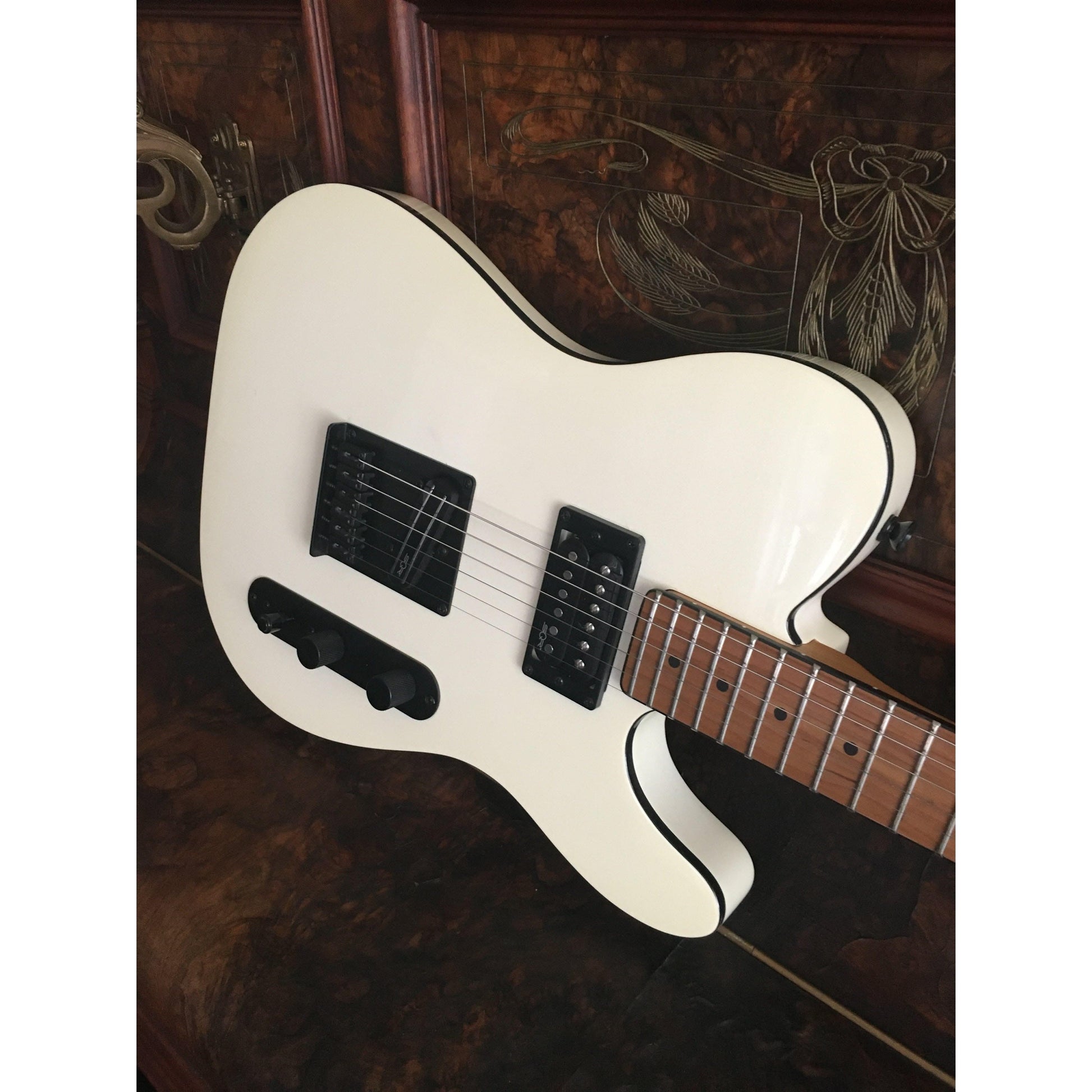 Fender Squire Contemporary Telecaster HH Pearl White - GIG Guitars