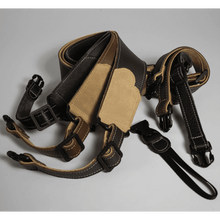 Franklin 2.5" Banjo Caramel Glove Leather with Suede End Strap Franklin Straps 