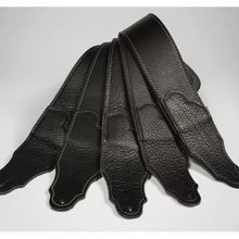 Franklin Original 2.5" Black Glove Leather with Black Stitching Franklin Straps 