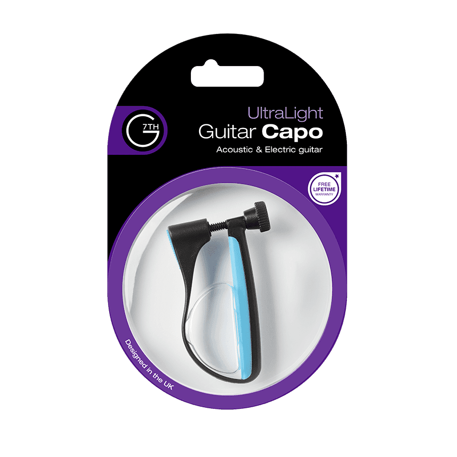 G7 Ultralight Blue Guitar Capo - GIG Guitars