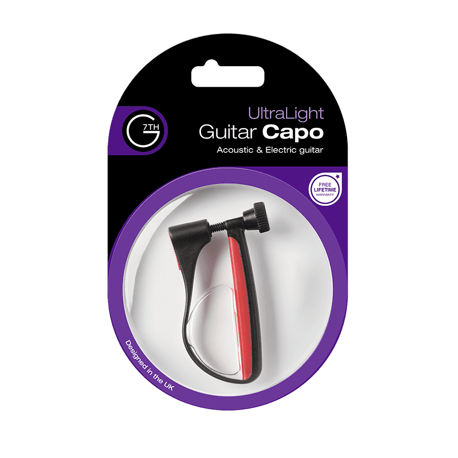 G7 Ultralight Red Guitar Capo - GIG Guitars