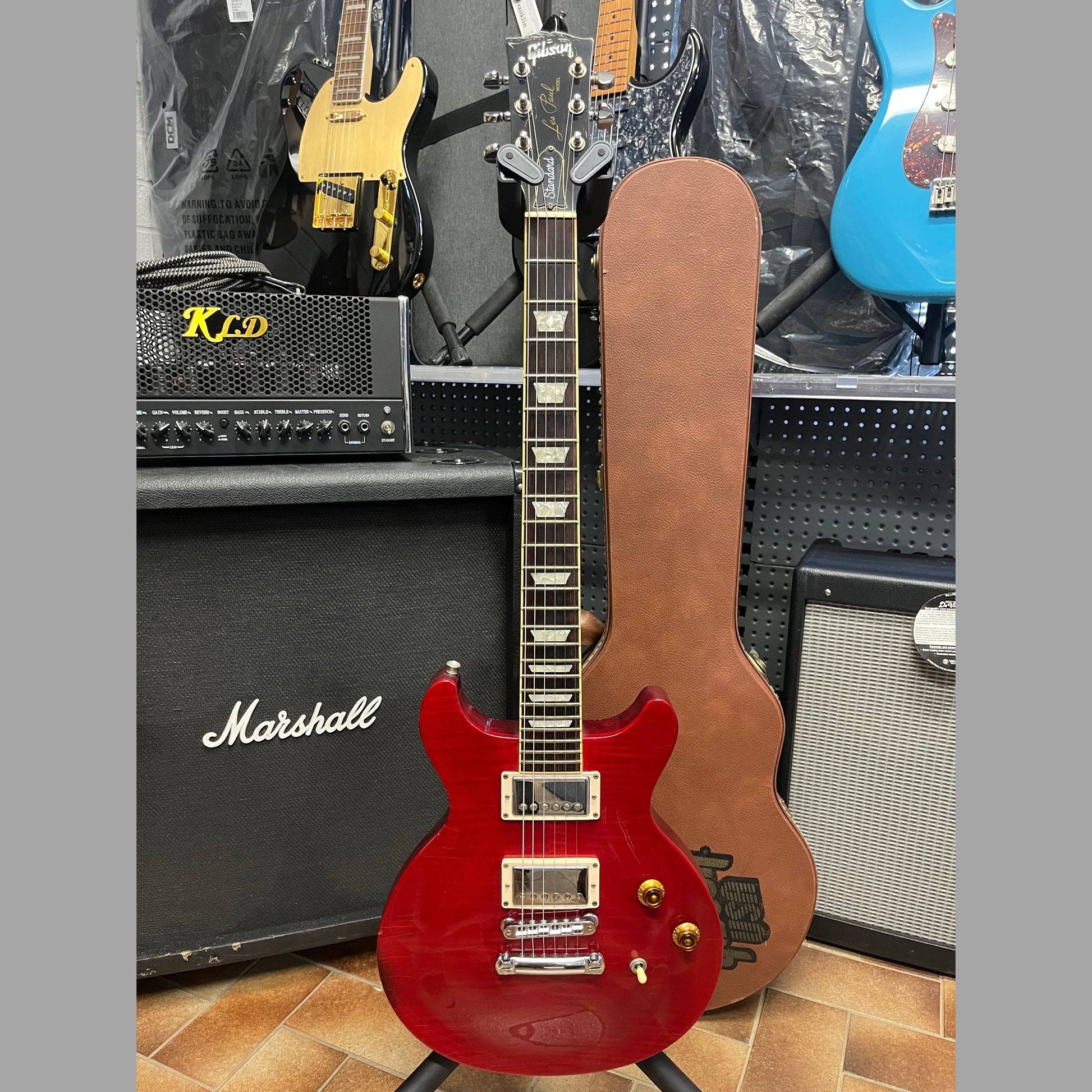 1998 Gibson Les Paul Standard, double cutaway Red Hot Tamale