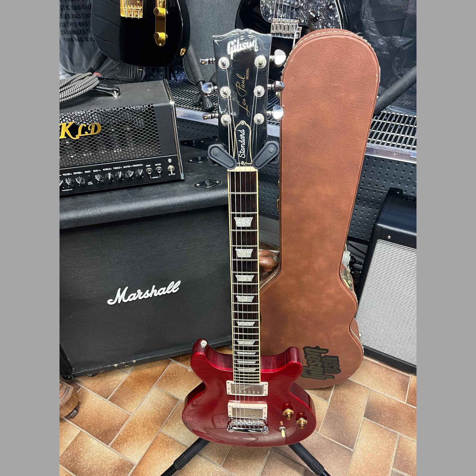 1998 Gibson Les Paul Standard, double cutaway Red Hot Tamale