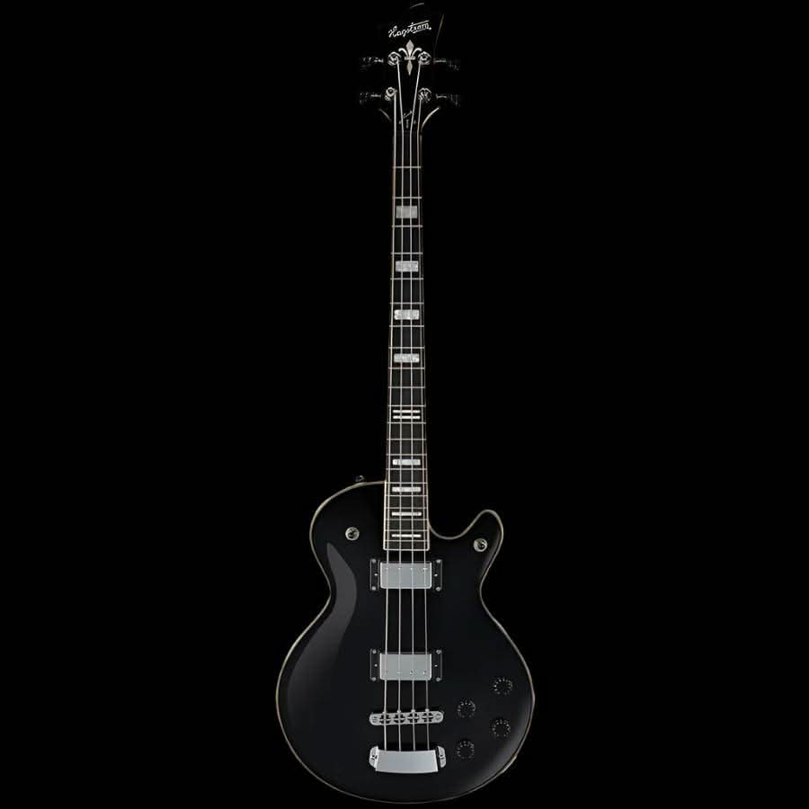 Hagstrom Swede Bass Guitar in Black Gloss - GIG Guitars