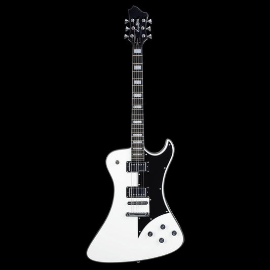 Hagstrom Fantomen Guitar in White Gloss with Branded Hardcase - GIG Guitars