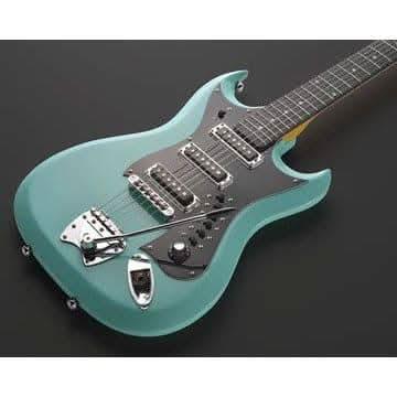 Hagstrom H-III Retroscape Guitar in Aged Sky Blue - GIG Guitars