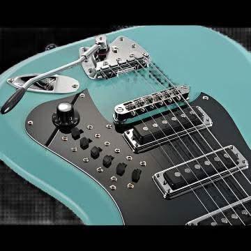 Hagstrom H-III Retroscape Guitar in Aged Sky Blue - GIG Guitars