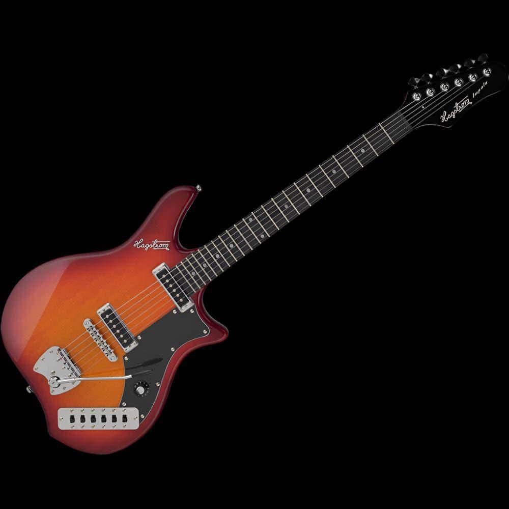 Hagstrom Impala Retroscape Guitar in Cherry Sunburst Gloss - GIG Guitars