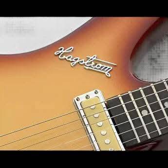 Hagstrom "Taylor York" Impala Retroscape Guitar in Copperburst