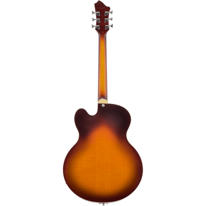 Hagstrom HJ800 Hollow Body Guitar in Vintage Sunburst