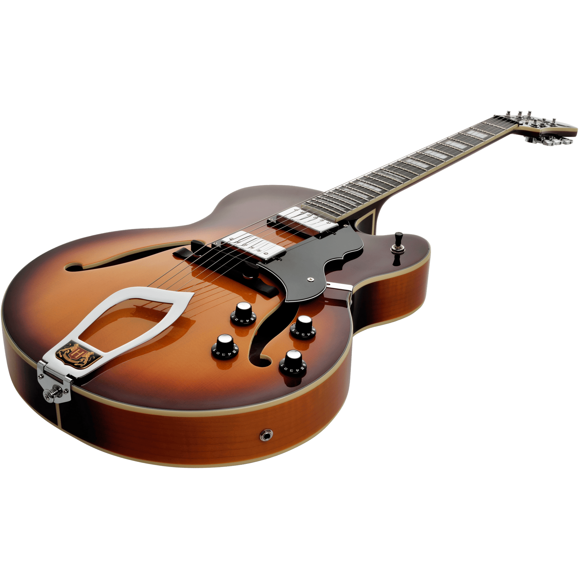 Hagstrom HJ800 Hollow Body Guitar in Vintage Sunburst