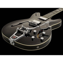 Hagstrom Tremar HJ500 Hollow Body Guitar in Black Gloss Hagstrom Guitars Hollow Body Guitars