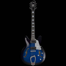 Hagstrom Super Viking Guitar in Dark Baltic Sea Hagstrom Guitars Semi-Hollow Guitars
