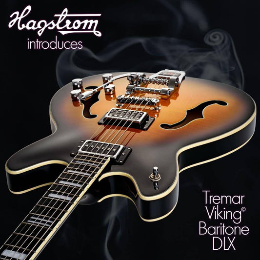 Hagstrom Tremar Viking Baritone DLX Hagstrom Guitars Semi-Hollow Guitars