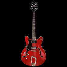Hagstrom Viking Left Hand Semi-Hollow Guitar in Wild Cherry Transparent Gloss Hagstrom Guitars Semi-Hollow Guitars