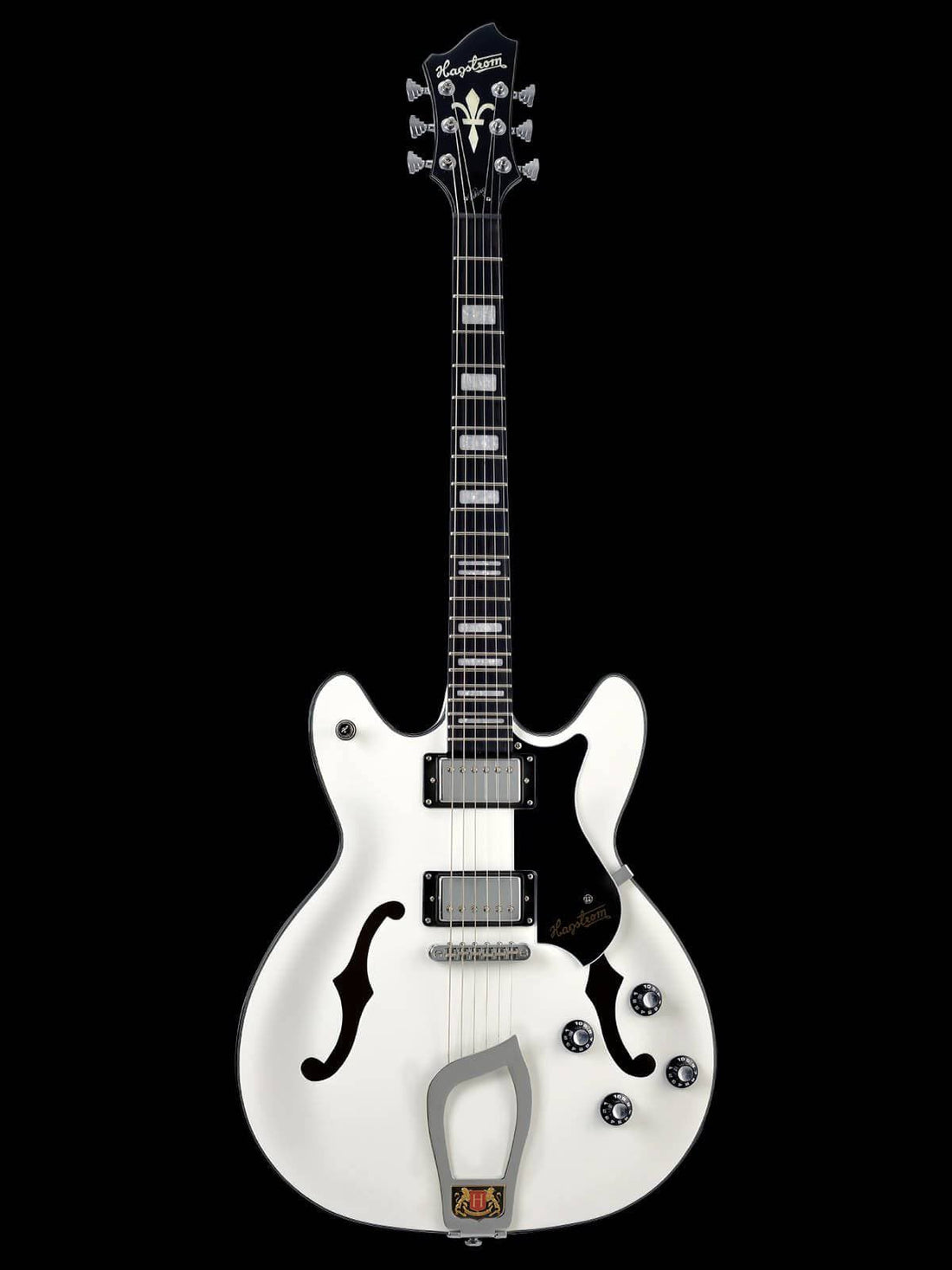 Hagstrom Viking Semi-Hollow Guitar in White Gloss - GIG Guitars