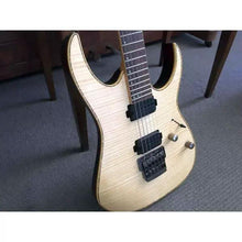 2015 Ibanez Premium RG721FM NTF Electric Guitar In Natural Flat Finish Electric Guitars
