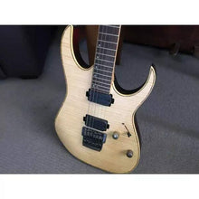 2015 Ibanez Premium RG721FM NTF Electric Guitar In Natural Flat Finish Electric Guitars