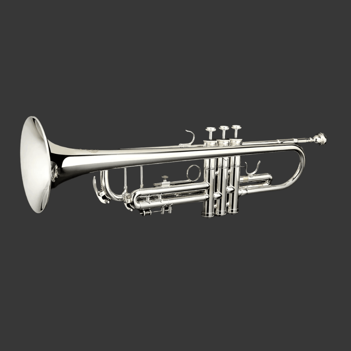 Grassi GRTR210AG Trumpet Bb Silver Plated - GIG Guitars