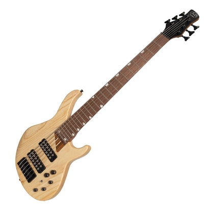 J&D 'Legacy Series' Mahogany & Zebrano T-Style Contemporary 6 String Electric Bass Guitar