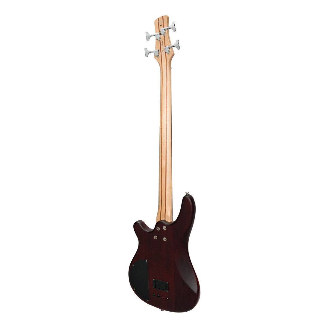 J&D Luthiers '20 Series' 4-String Contemporary Active Electric Bass Guitar Natural Satin