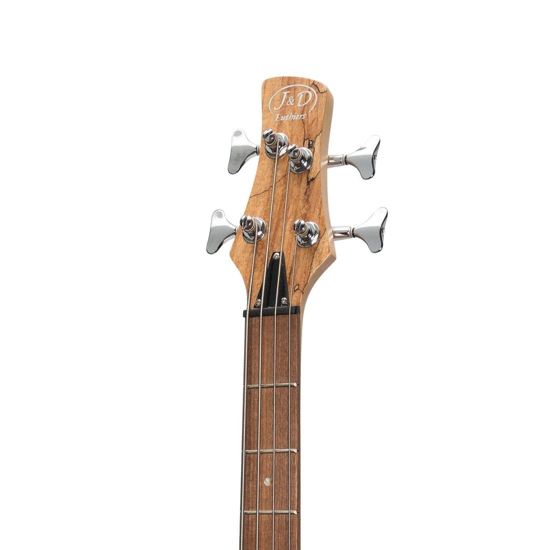 J&D Luthiers '20 Series' 4-String Contemporary Active Electric Bass Guitar Natural Satin