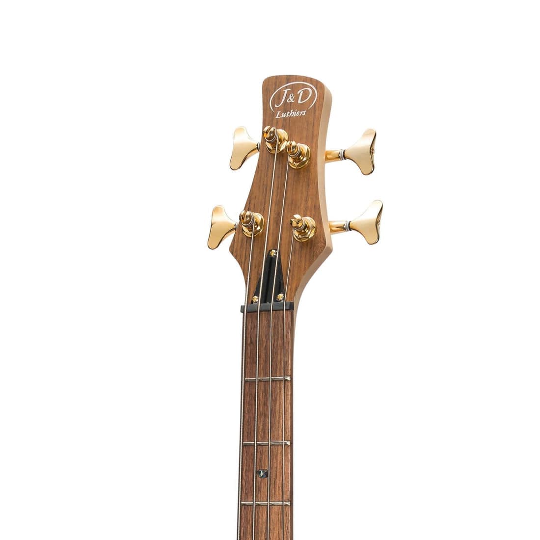 J&D Luthiers '21 Series' 4-String Contemporary Active Electric Bass Guitar Natural Satin