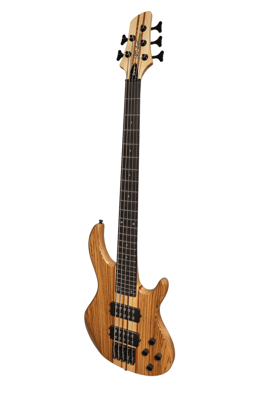 Luthiers 5-String Contemporary Neck Through Active Electric Bass Guitar Natural Satin