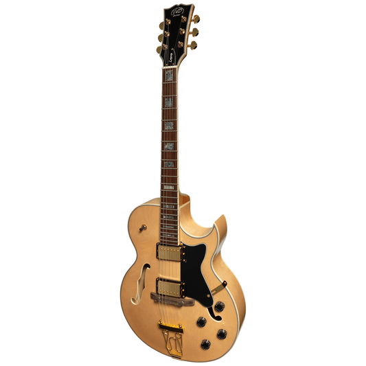 J&D Luthiers Hollow body ES-Style Archtop Electric Guitar Natural